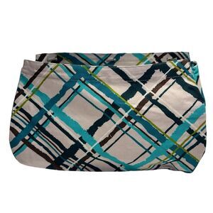 Thirty-One Suite Skirt Purse Cover Sea Plaid NWT